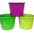 Емкость садовая круглая цветная 40л Plastiko/2699